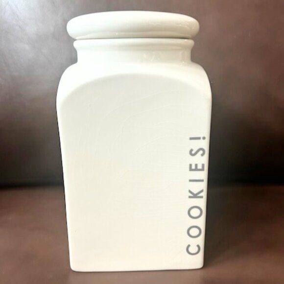 Vintage Claire Wilson's Large Ceramic Cookies Canister "Point Claire" Line - Picture 4 of 8